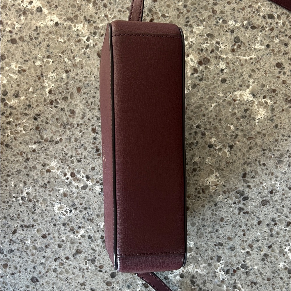 Kate Spade Harper Leather Crossbody Bag, in Cherrywood, EUC - Picture 3 of 6